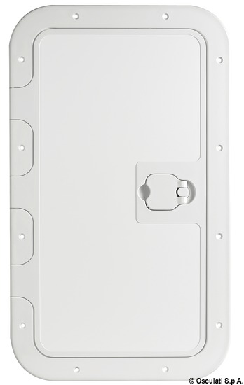 Portello esterno bianco 350 x 600 mm